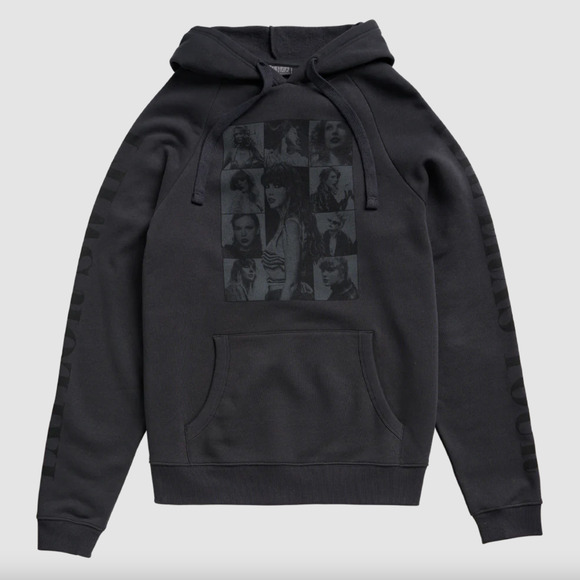 Taylor Swift Sweaters - Taylor Swift Hoodie Size 2XL Eras Tour US Dates Sealed Swiftie Merch Black